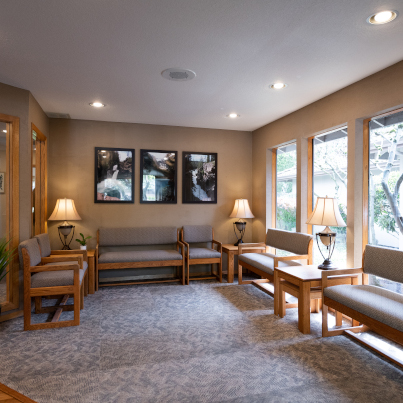 The front desk of Elliott Dentistry